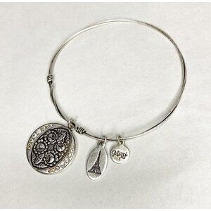Beaucoup Designs Silver Bracelet Paris Charms Made In USA Eiffel Tower